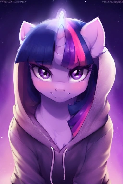 safe, ((derpibooru_p_95)), Twilight Sparkle:1.2, hoodie, horn, solo, cute, female, from above, looking at viewer, (cute) pony face, puppy eyes, begging, sad, weapons-grade cute, unicorn, magic, 8k, very highly detailed, portrait, solo